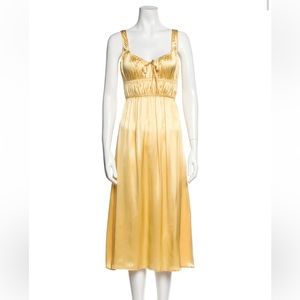 Reformation Silk Midi Dress